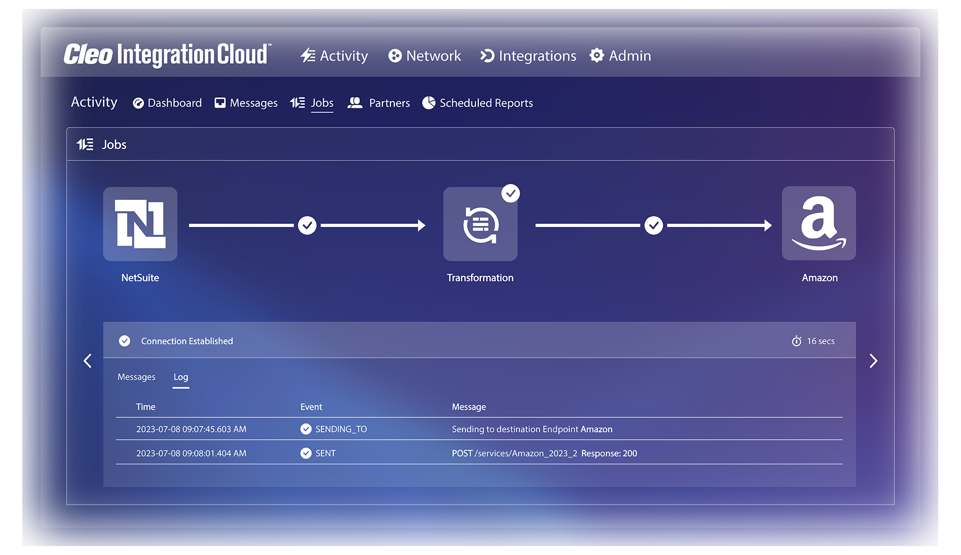 Cleo Integration Cloud Screenshot