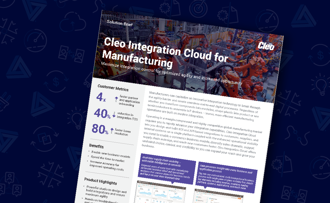 Cleo-Data-Sheets-Manufacturing