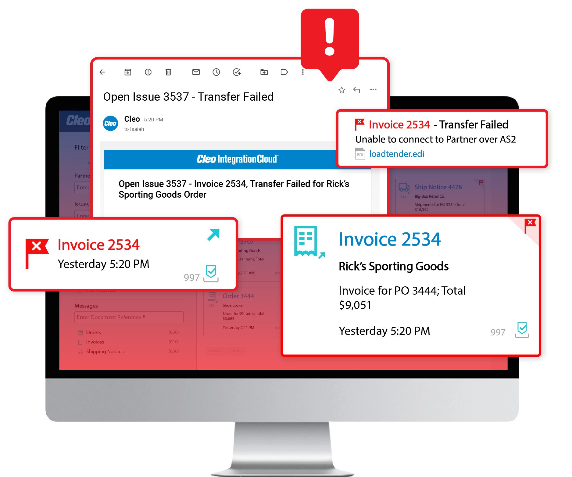 EDI solution for EDI error resolution
