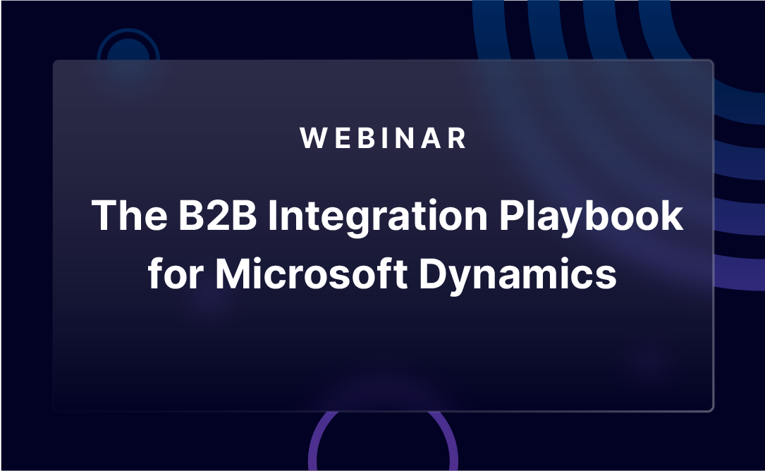 The B2B integration playbook for Microsoft Dynamics