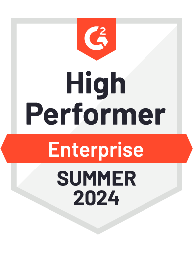 G2 badge - Highest-Performer-Enterprise