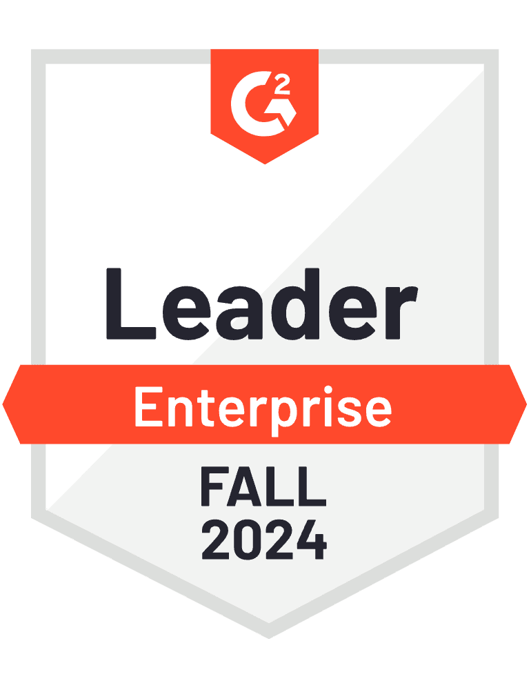 G2 badge - Leader Enterprise