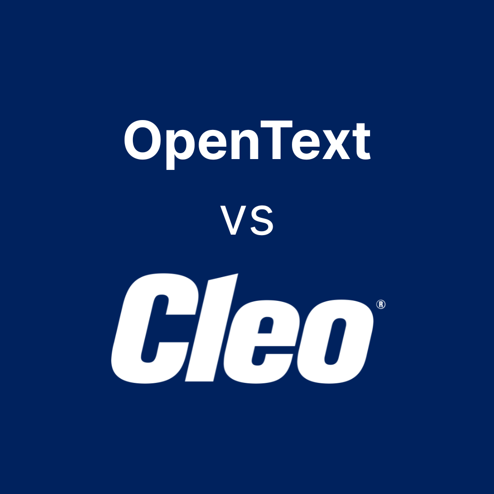 Cleo vs. Opentext