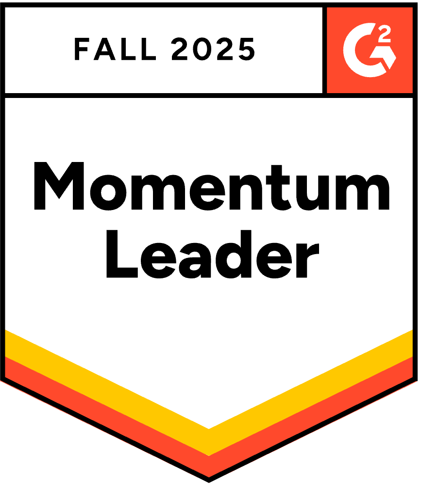 G2 badge - Momentum Leader Fall 2025