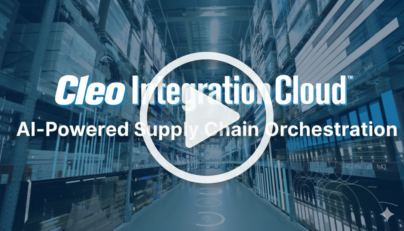 Cleo Integration Cloud AI-powered supply chain integration platform video preview