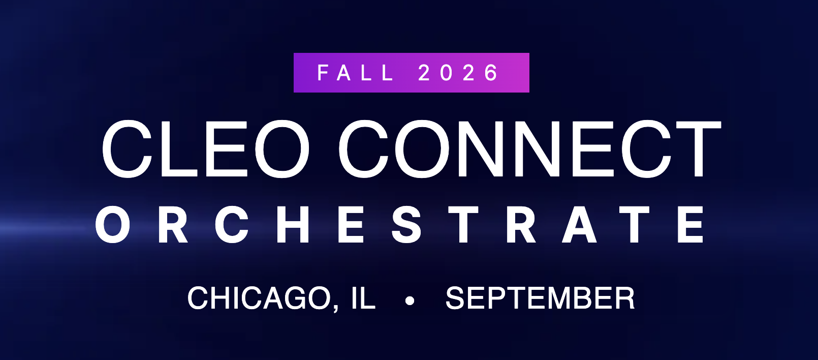Cleo Connect Fall 2026