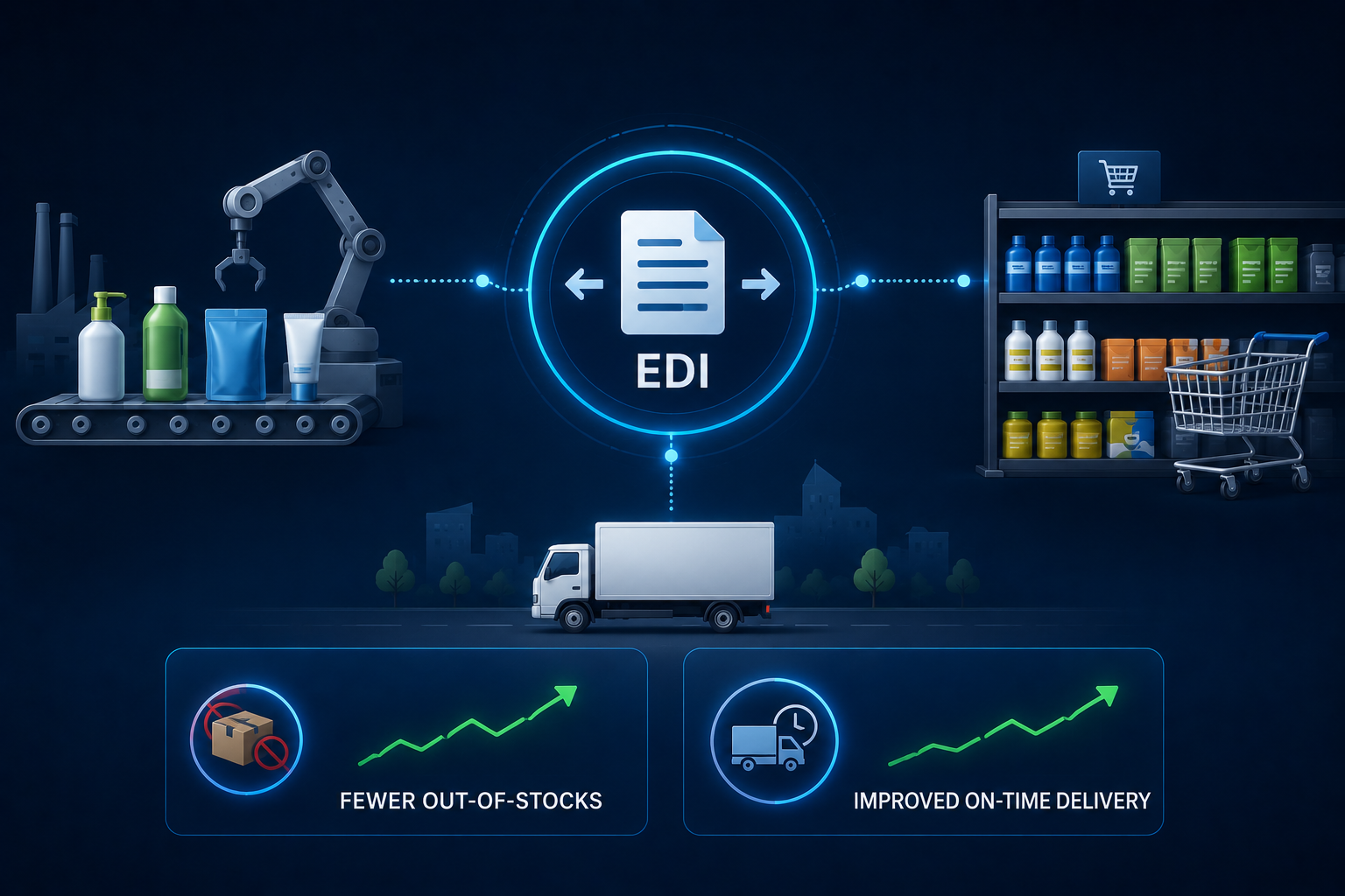 Best EDI for CPG to Reduce Out-of-Stocks & Improve OTD