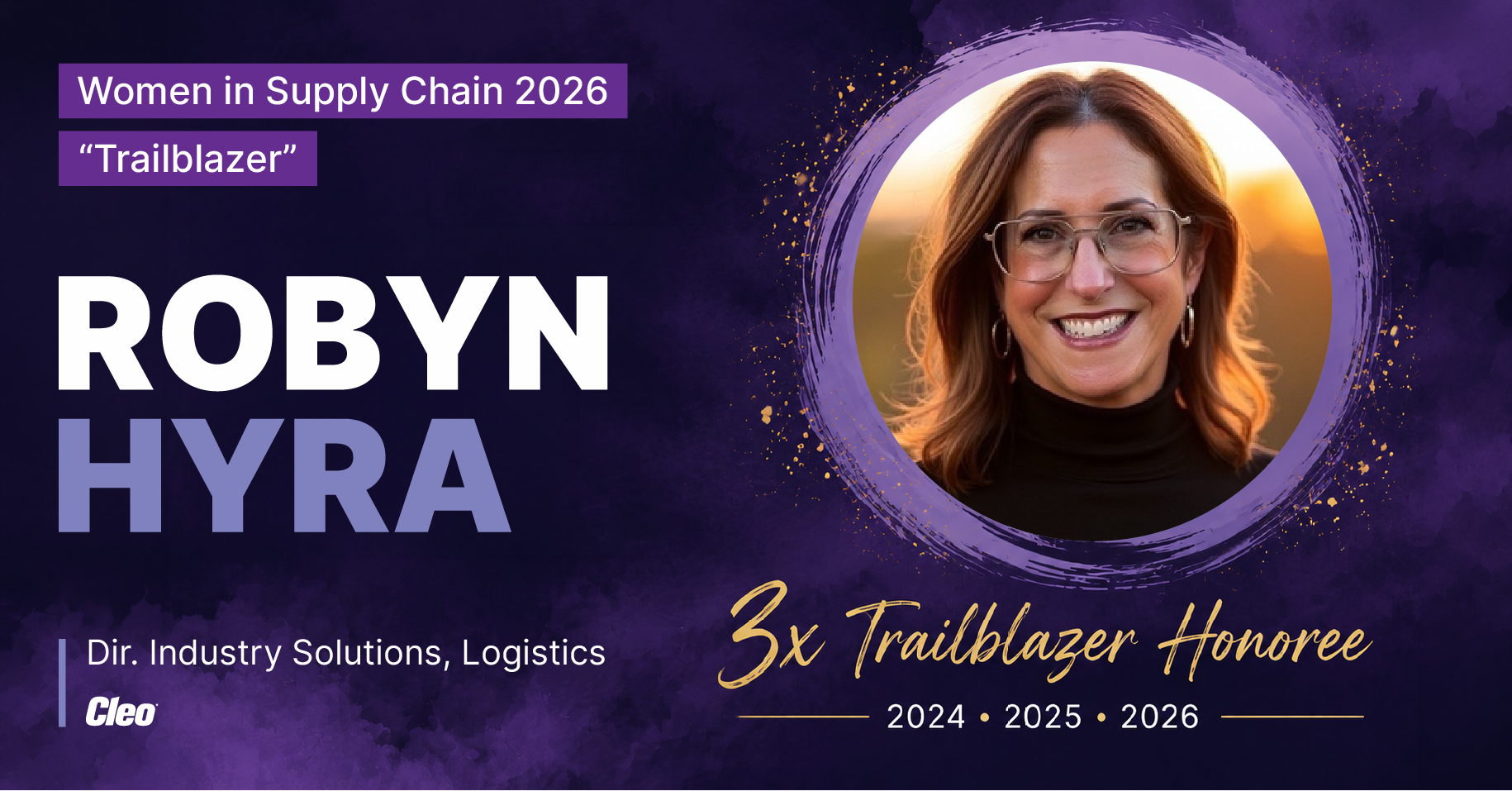 Cleo 2026 Women in Supply Chain Forum™ Award, Trailblazer
