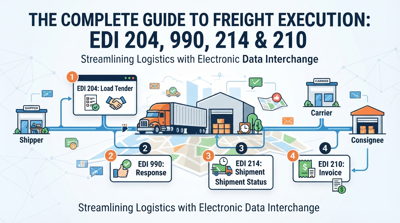 EDI 204, 990, 214 & 210 Freight Execution Guide