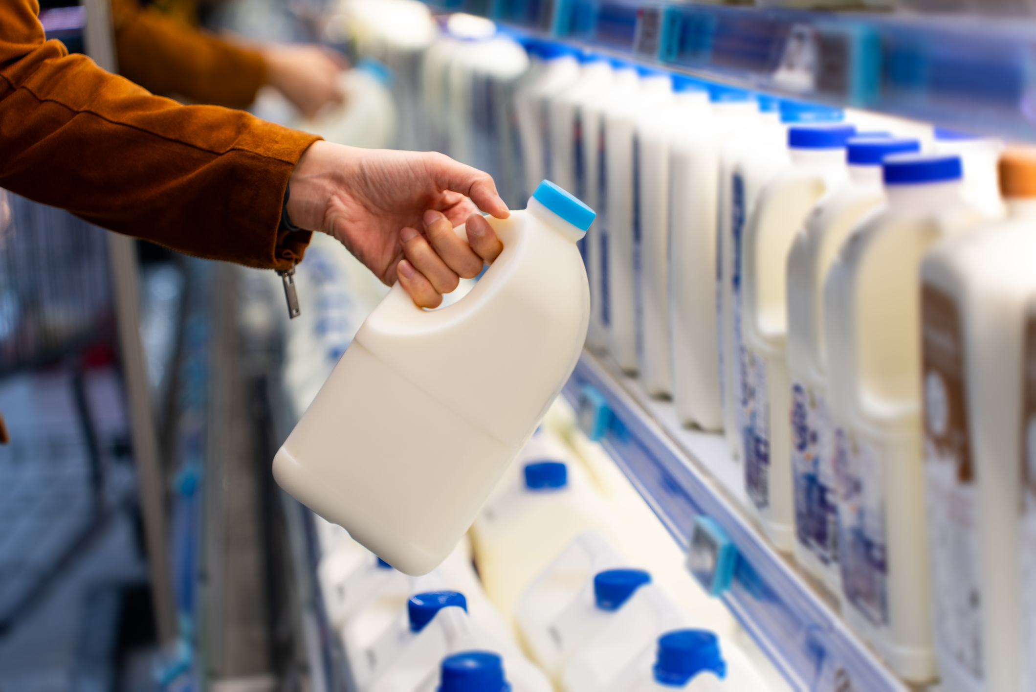 Byrne Dairy Grabbing Milk Jug
