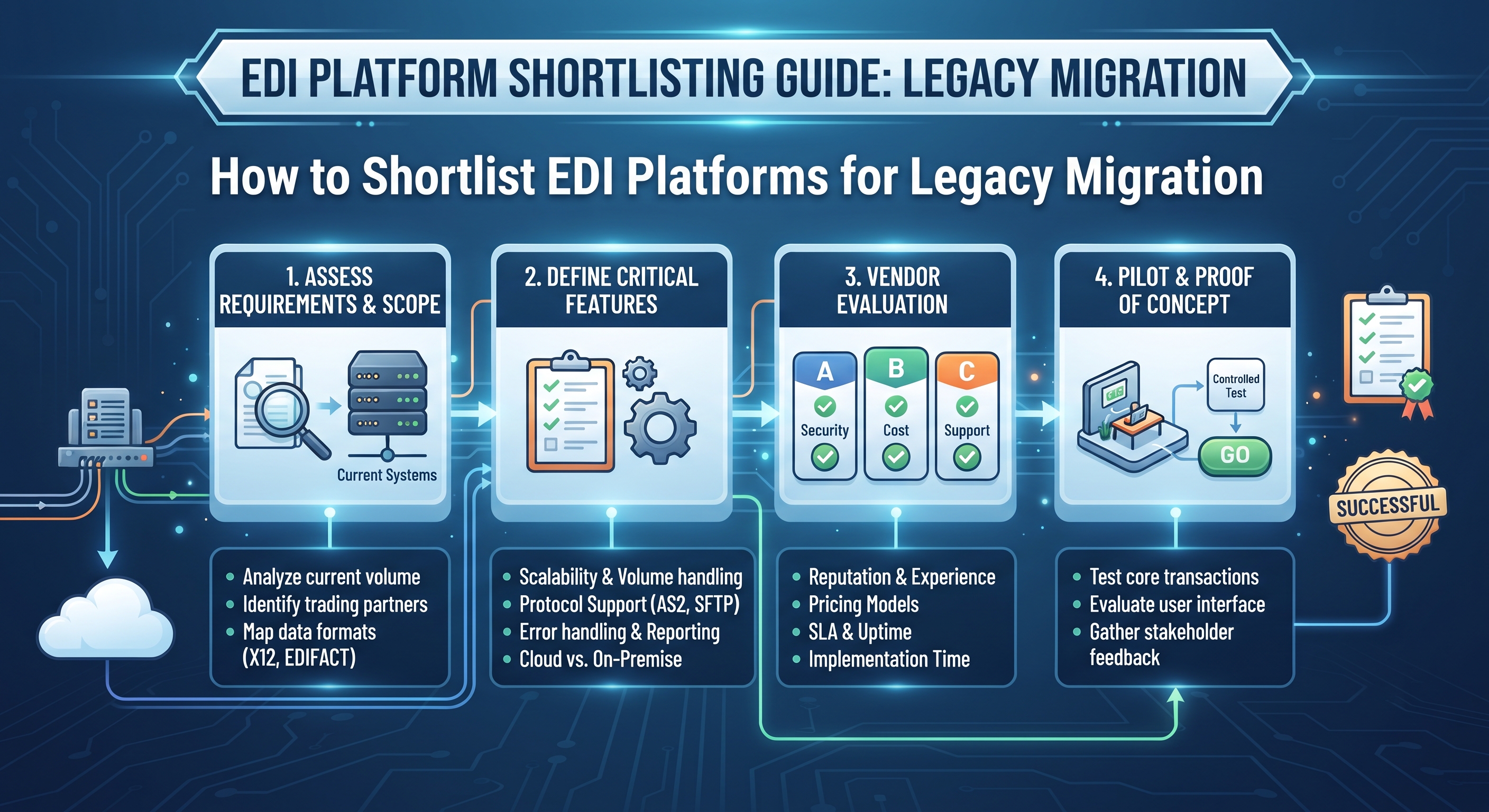How to Shortlist EDI Platforms for Legacy Migration