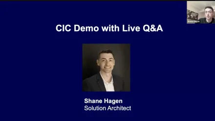CIC for Logistics—Live Demo Webinar